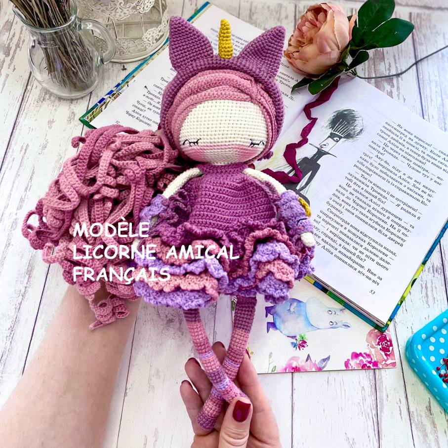 PDF MODÈLE LICORNE AMICAL FRANÇAIS