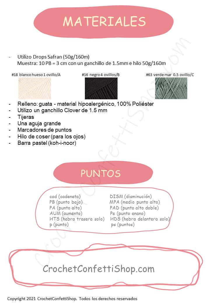 PDF Patrón BRUJA AMISTOSA Español