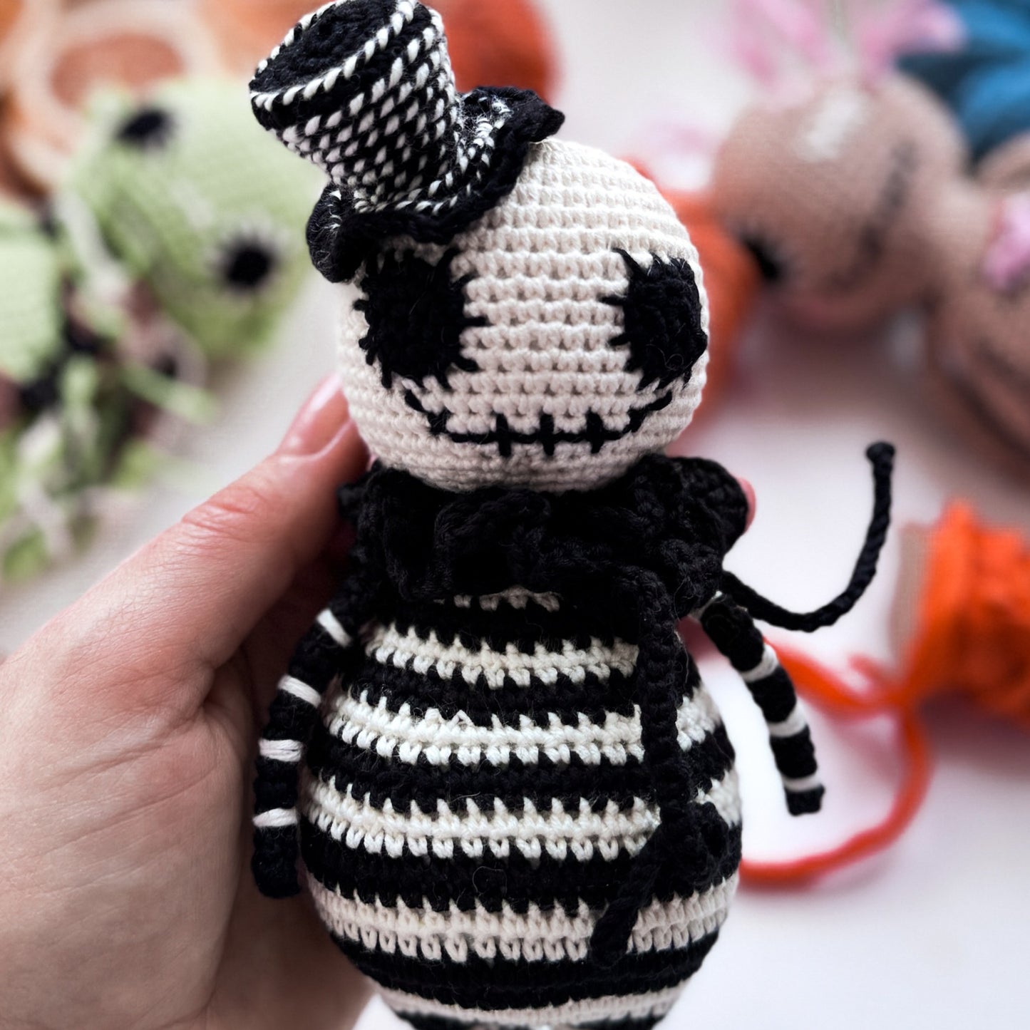 PDF Monster Crochet PATTERN SET - 3 Amigurumi Patterns in One Bundle: Zombie, Voodoo Doll and Skeleton - Halloween Crochet Tutorials ENGLISH