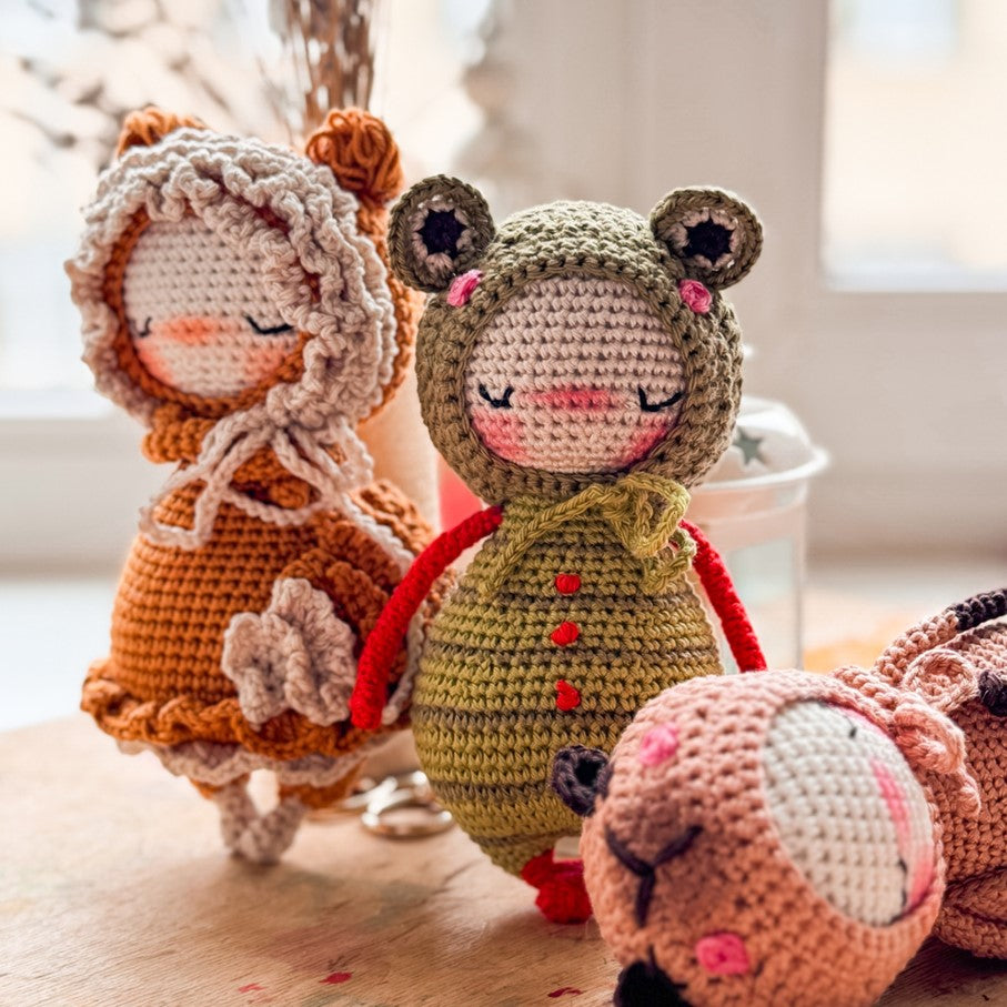 PDF 3-in-1 Cozy Crochet PATTERN SET - 3 Amigurumi Patterns in One Bundle: Capybara, Frog and Fox - Holiday Crochet Tutorials ENGLISH