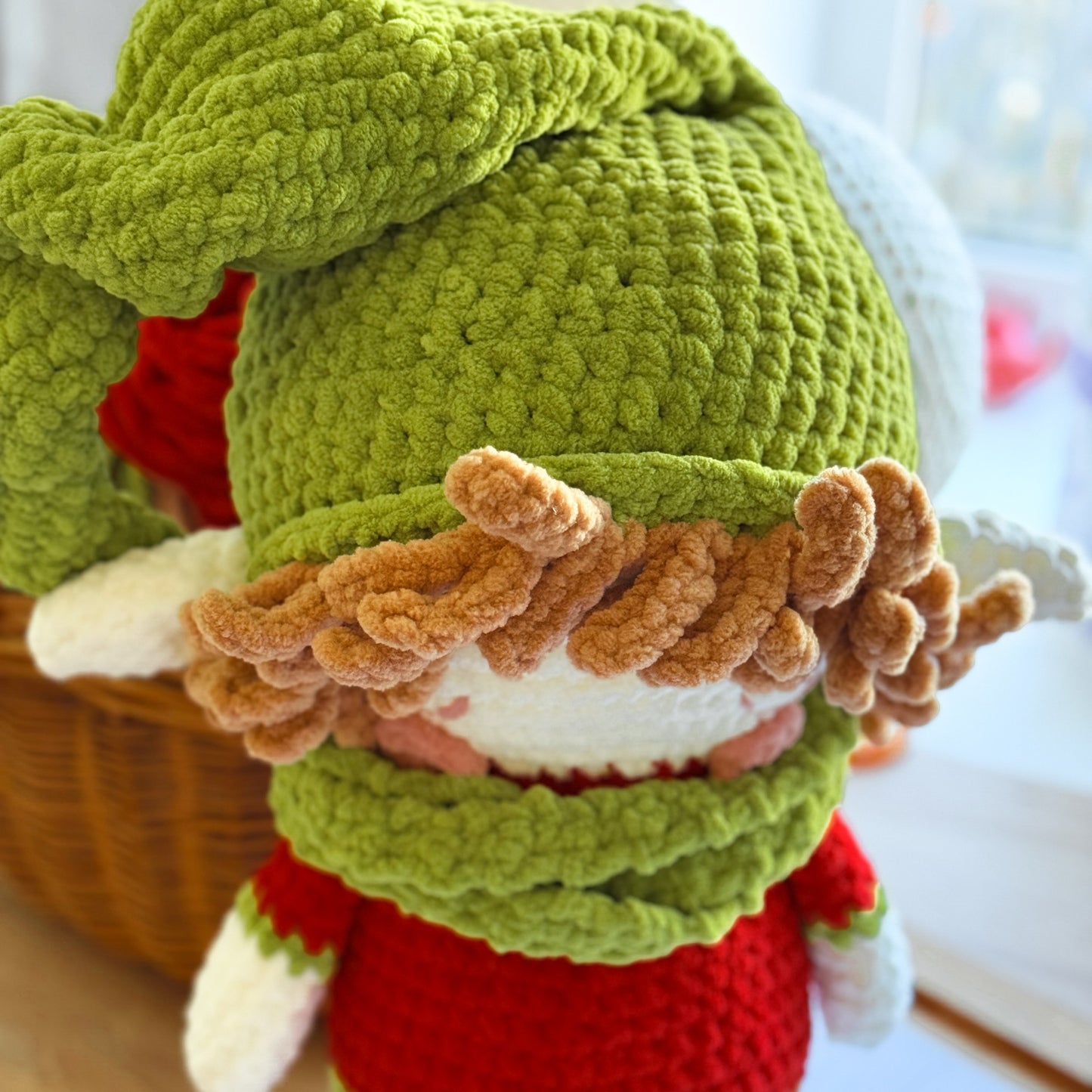 PDF CROCHET PATTERN Little PLUSH Christmas Elf, Tutorial Amigurumi, Stuffed Toy ENGLISH