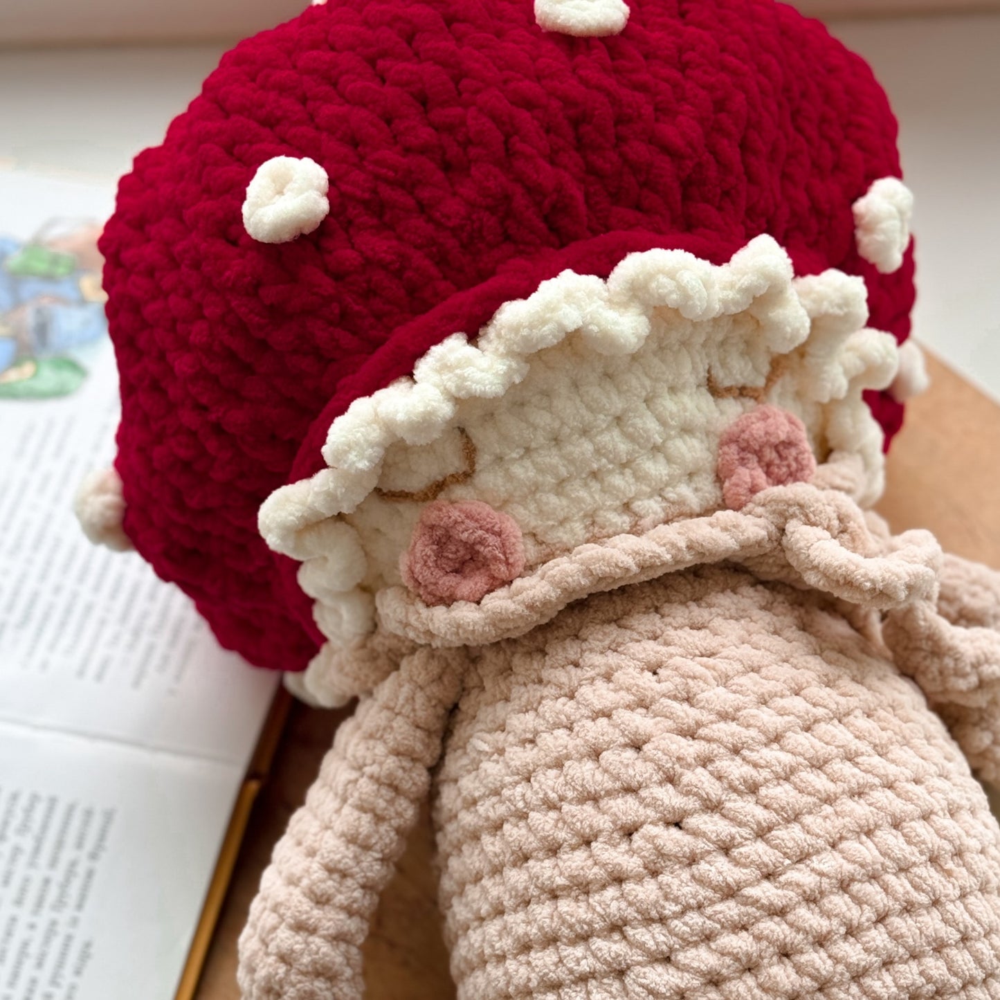 PDF CROCHET PATTERN Little PLUSH Mushroom, Tutorial Amigurumi, Stuffed Toy ENGLISH (Copy)