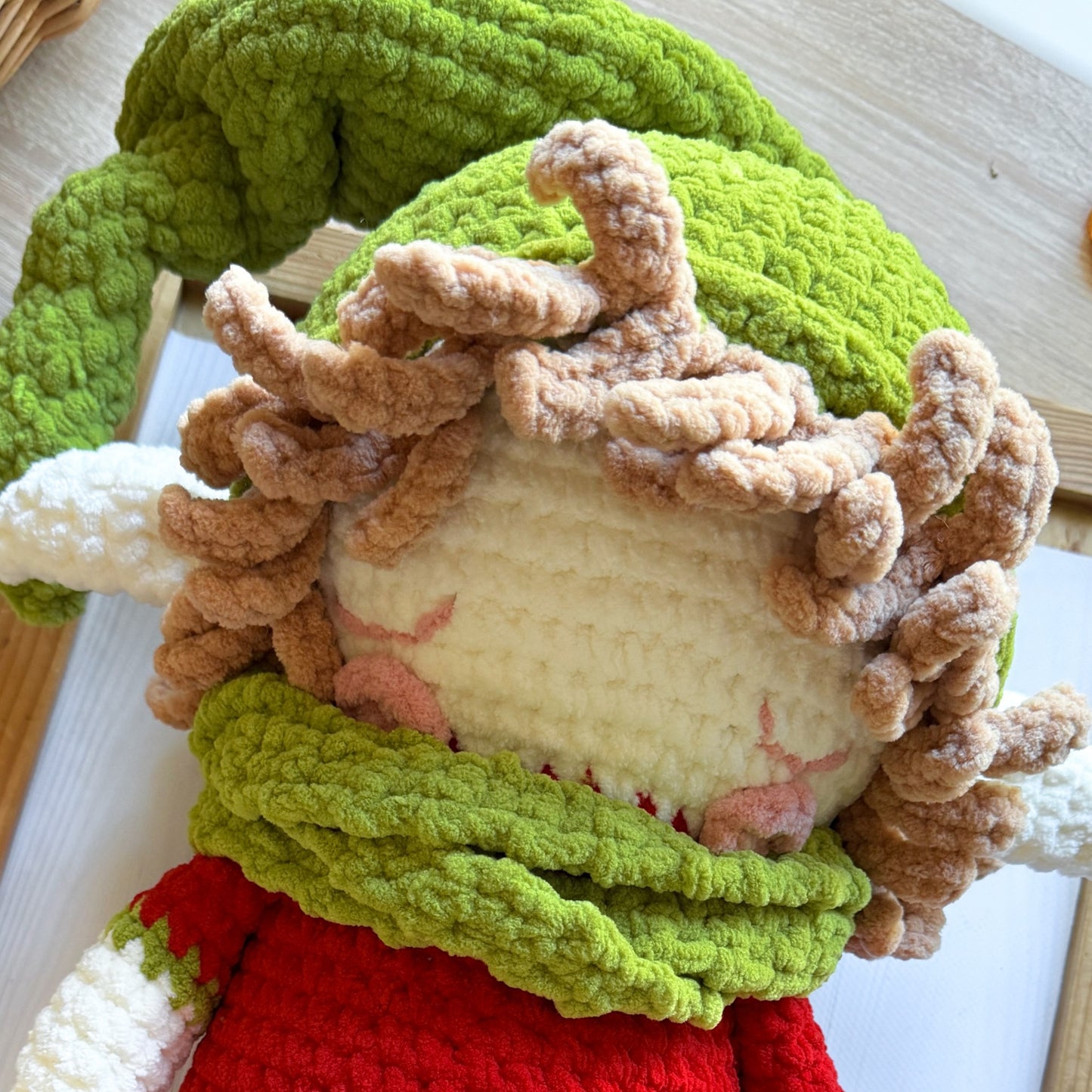 PDF CROCHET PATTERN Little PLUSH Christmas Elf, Tutorial Amigurumi, Stuffed Toy ENGLISH