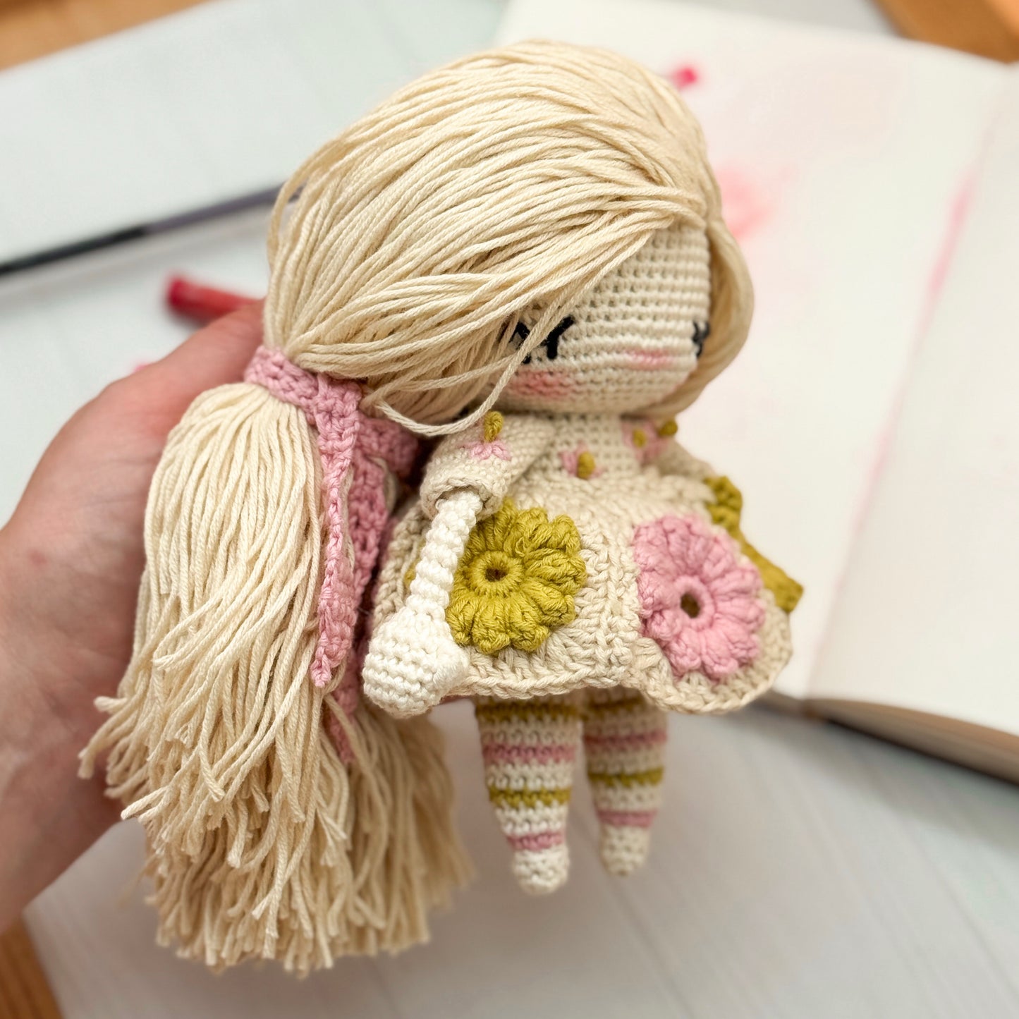 PDF Petite Fille d’Été Patron de crochet Français