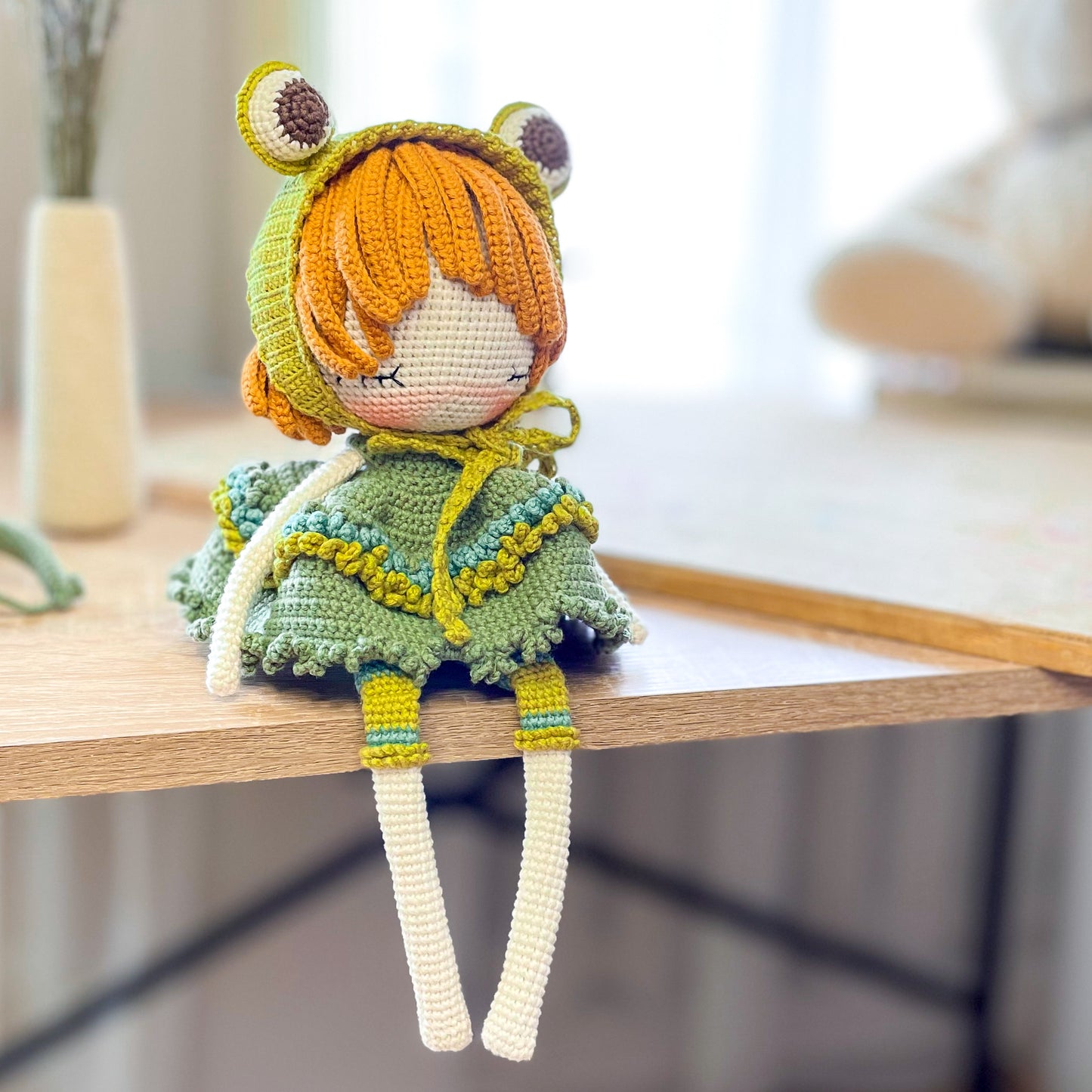 PDF Pattern Amigurumi Friendly Frog ENGLISH