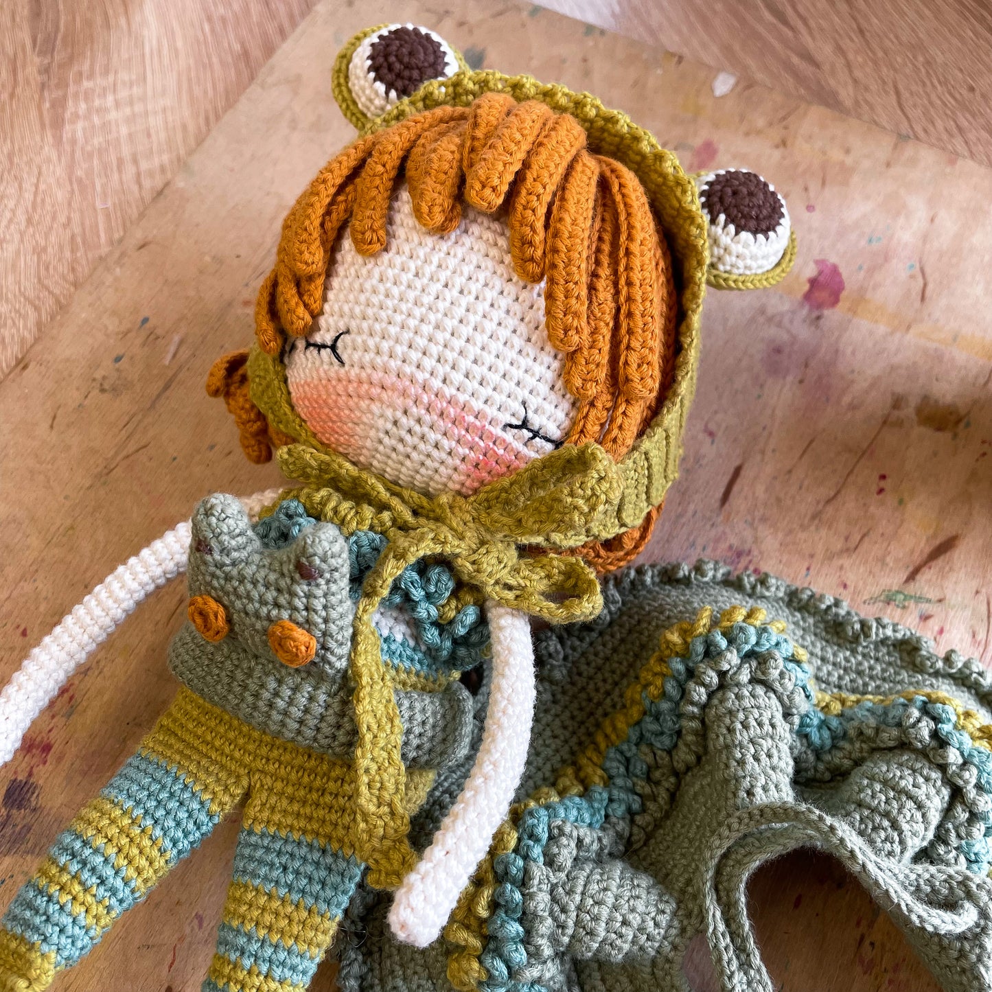 PDF Pattern Amigurumi Friendly Frog ENGLISH