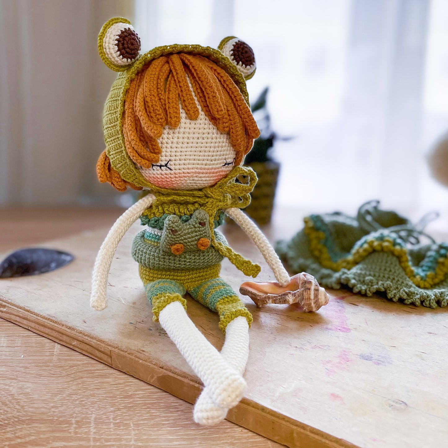 PDF Pattern Amigurumi Friendly Frog ENGLISH