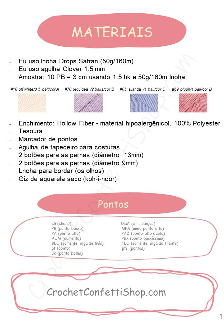 PDF Receita Coelha Fofa português do Brasil