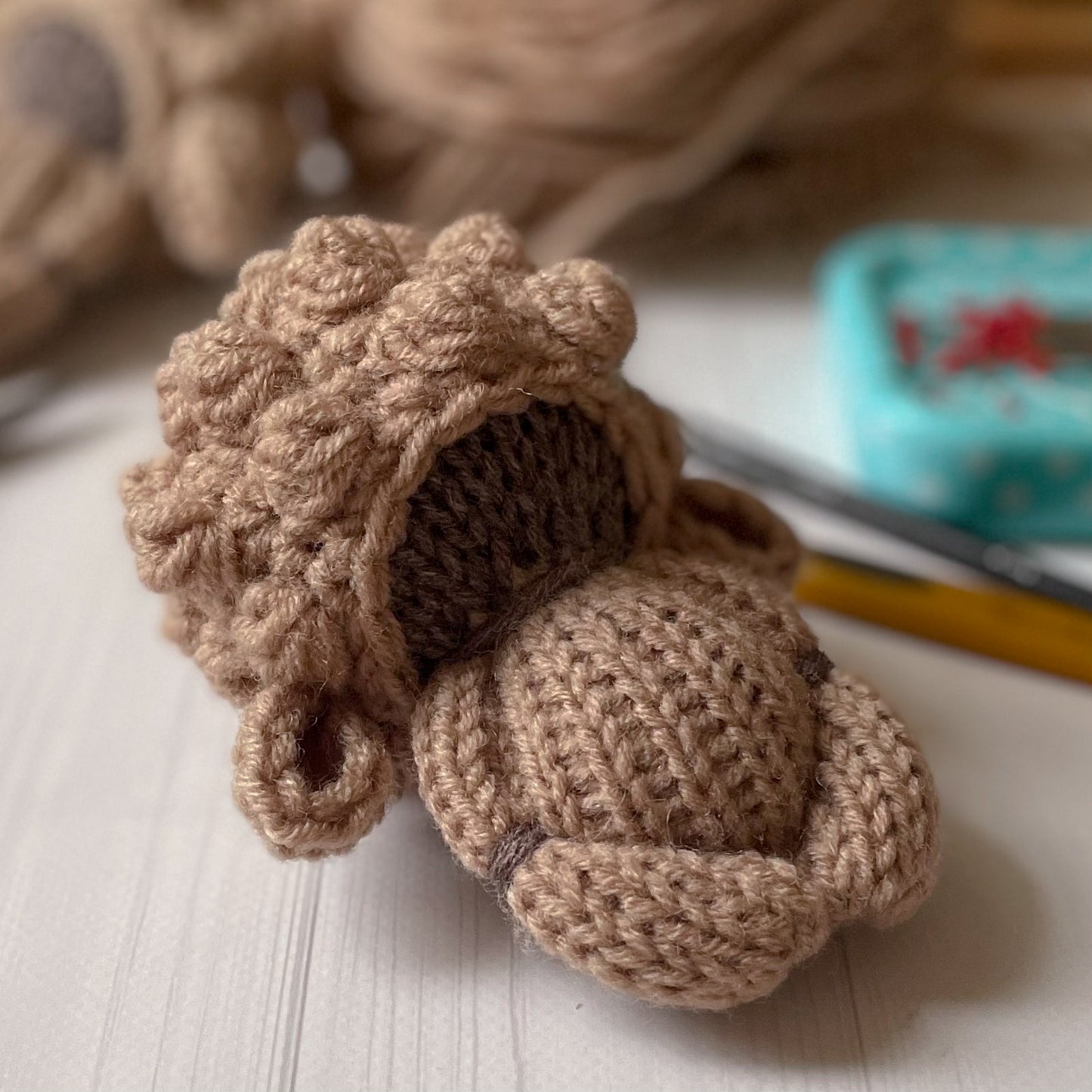 PDF Knit and Crochet Pattern little Sheep ENGLISH