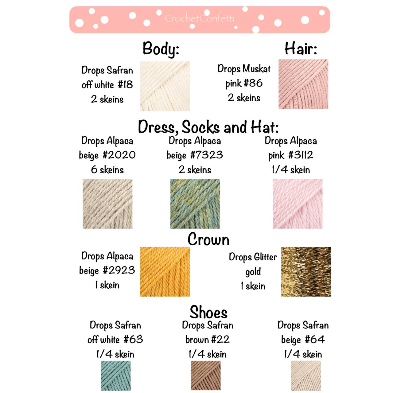 PDF Cozy Princess Doll Crochet Pattern, Amigurumi Doll Pattern, Stuffed Toy Crochet, Handmade Gift Idea