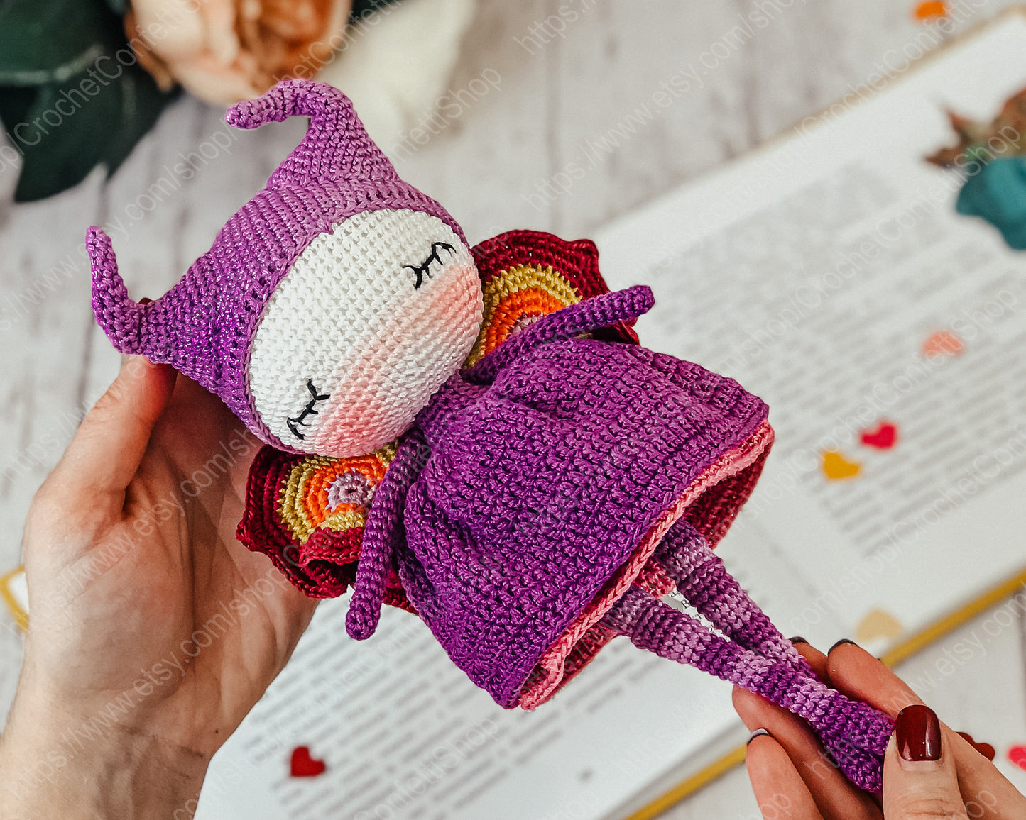 PDF CROCHET PATTERN Amigurumi Little Butterfly English
