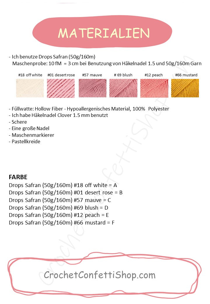 PDF ANLEITUNG SCHLÄFRIGES ENGEL Deutsch