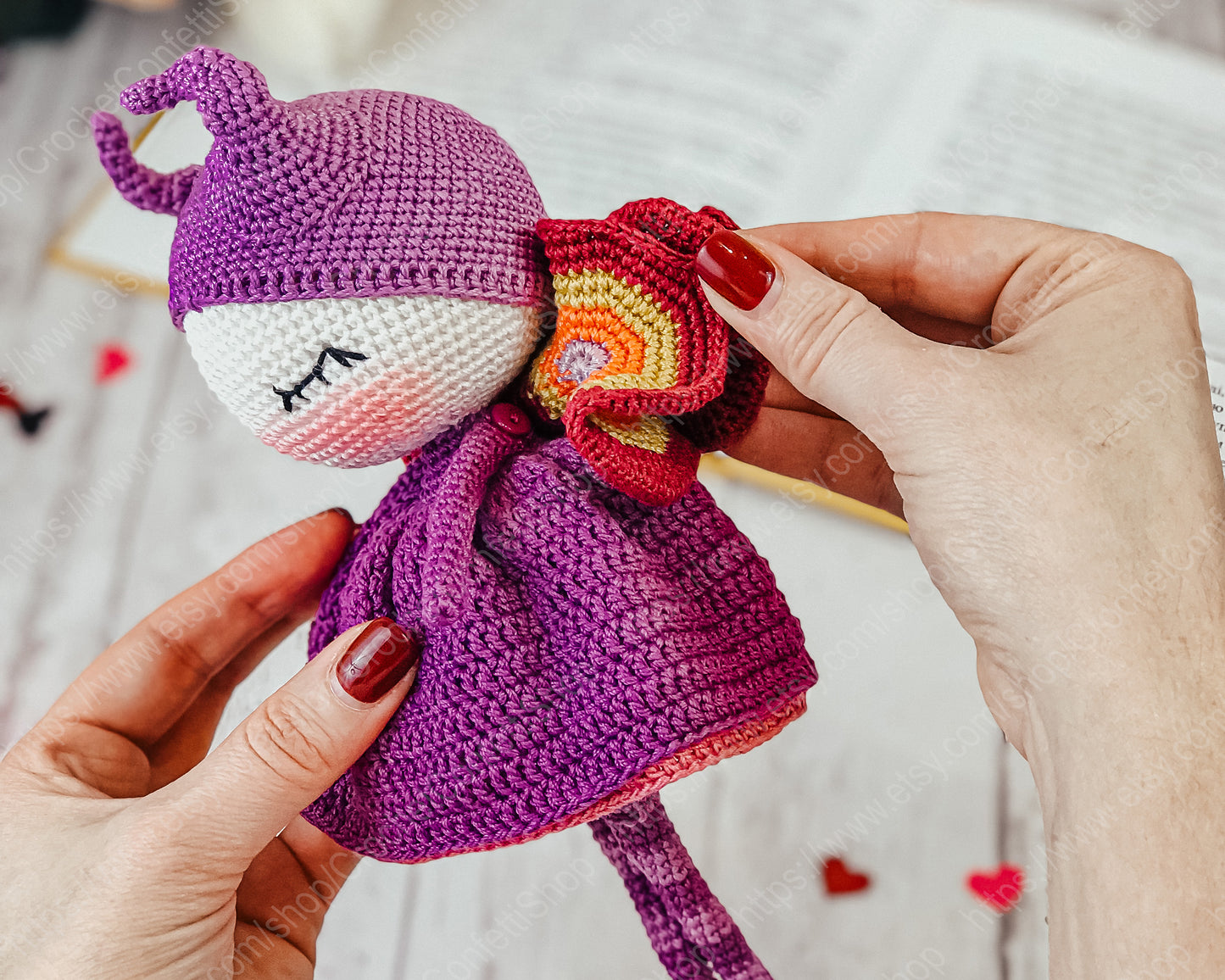 PDF CROCHET PATTERN Amigurumi Little Butterfly English