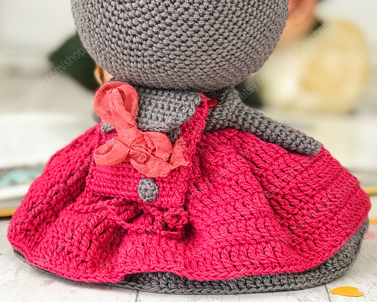 PDF PATTERN Amigurumi Ladybug, Cute Crochet Doll, Stuffed Toy English