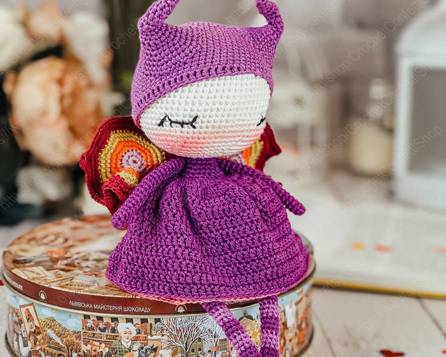 PDF CROCHET PATTERN Amigurumi Little Butterfly English