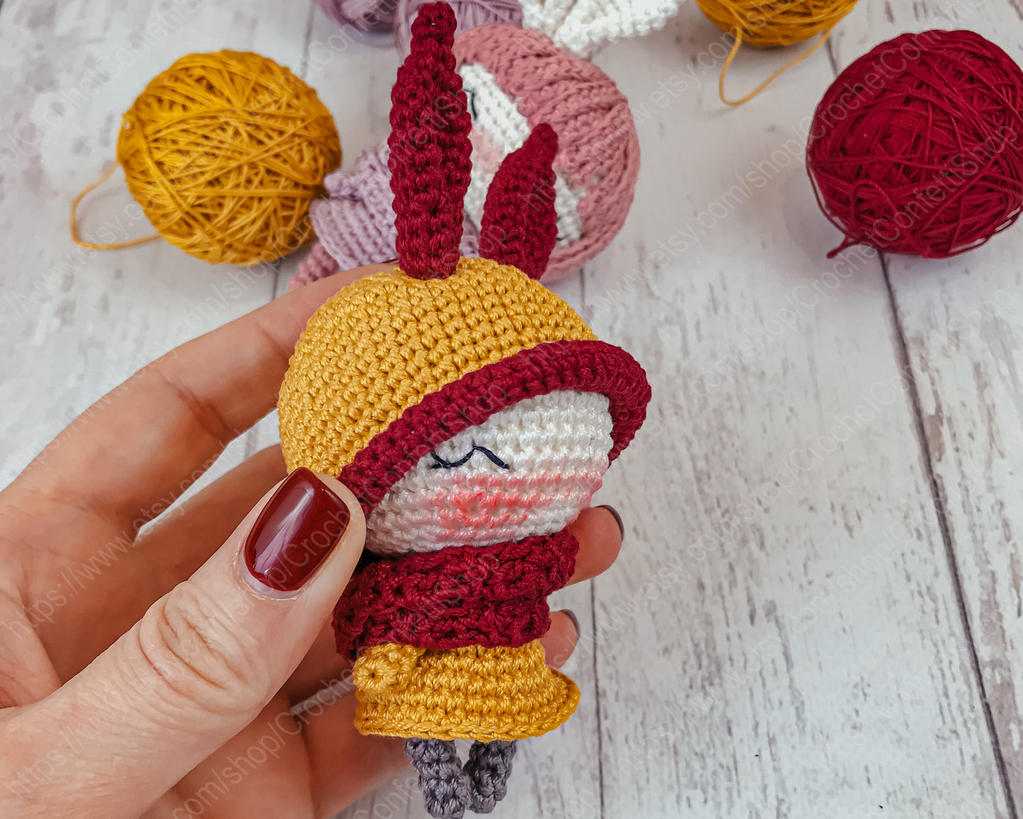 PDF Pattern Little Crochet Amigurumi Bunnies English