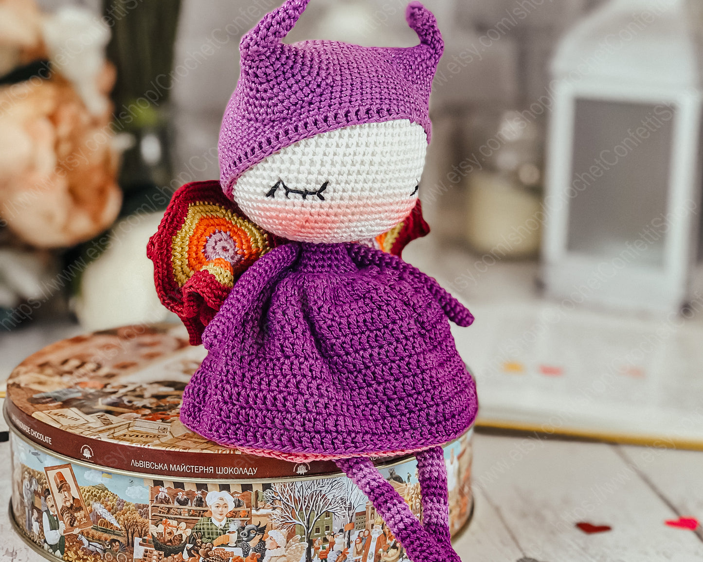 PDF CROCHET PATTERN Amigurumi Little Butterfly English