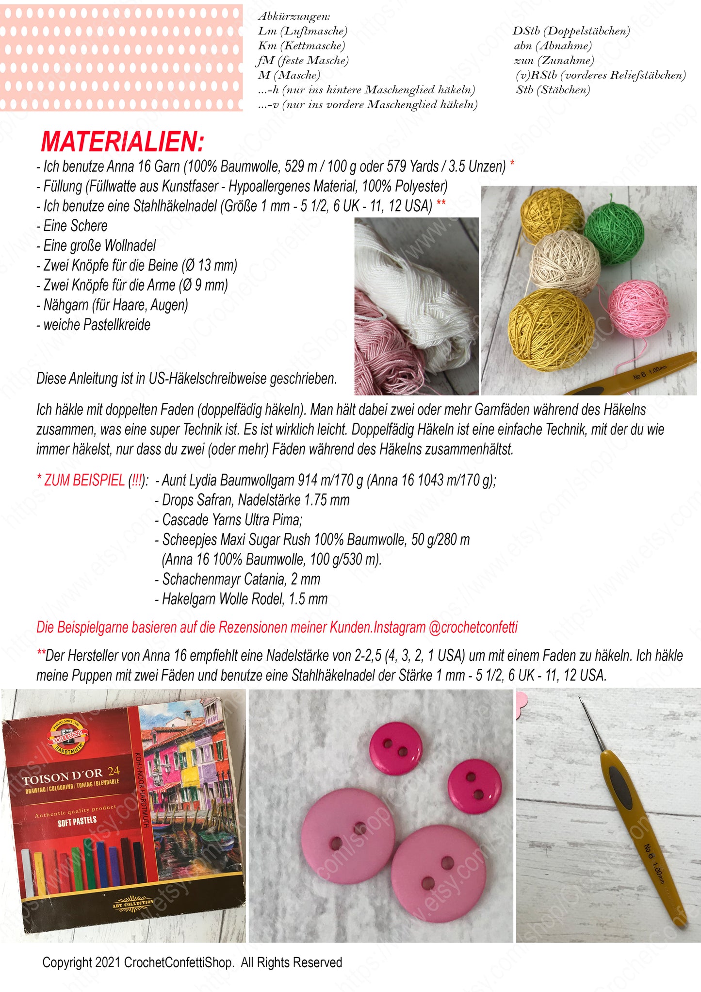 PDF ANLEITUNG FÜR PUPPE BLUMENELFE Deutsch