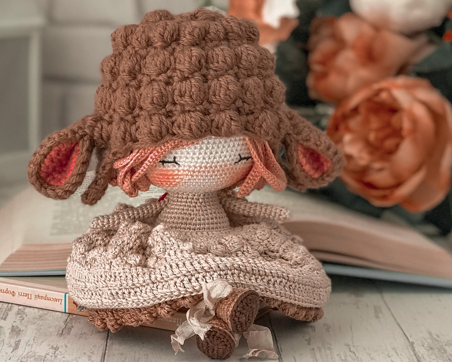 PDF PATTERN Crochet Amigurumi Doll Cute Sheep ENGLISH