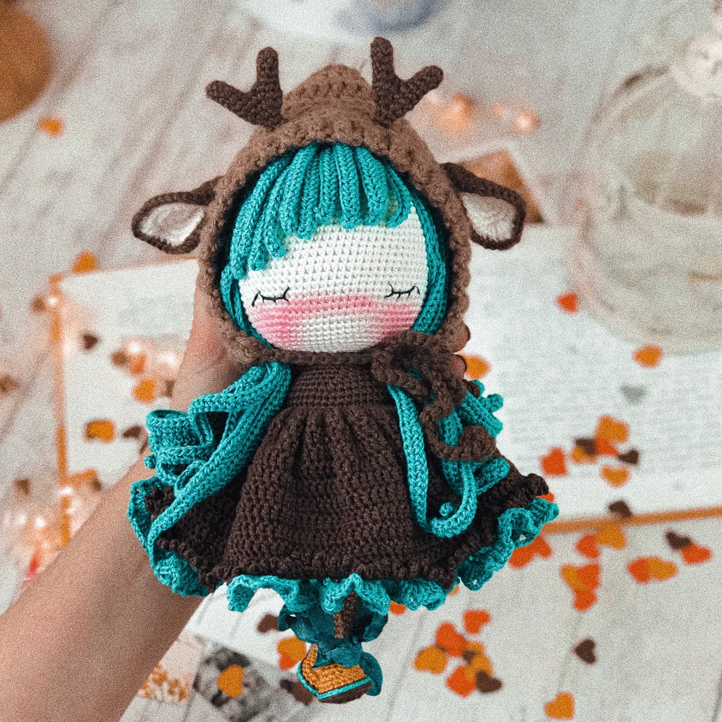 PDF PATTERN crochet amigurumi doll Deer English