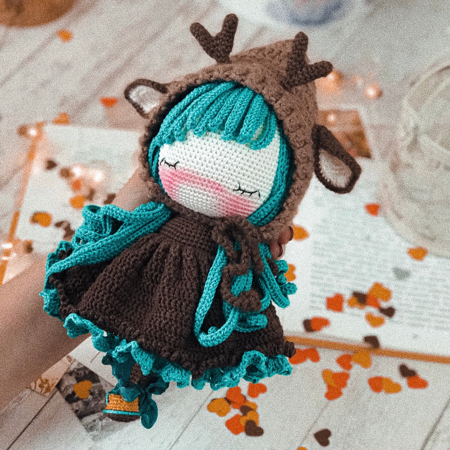 PDF PATTERN crochet amigurumi doll Deer English