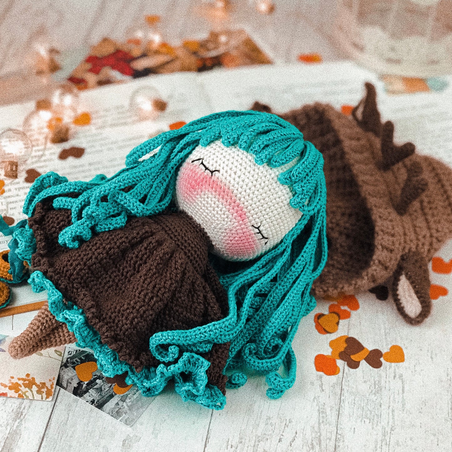 PDF PATTERN crochet amigurumi doll Deer English