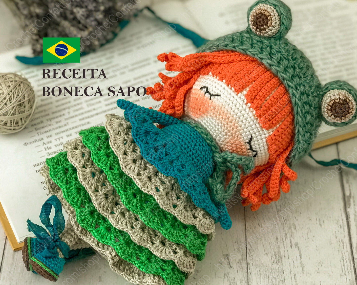 PDF RECEITA BONECA SAPO Portuguesa Brasileira