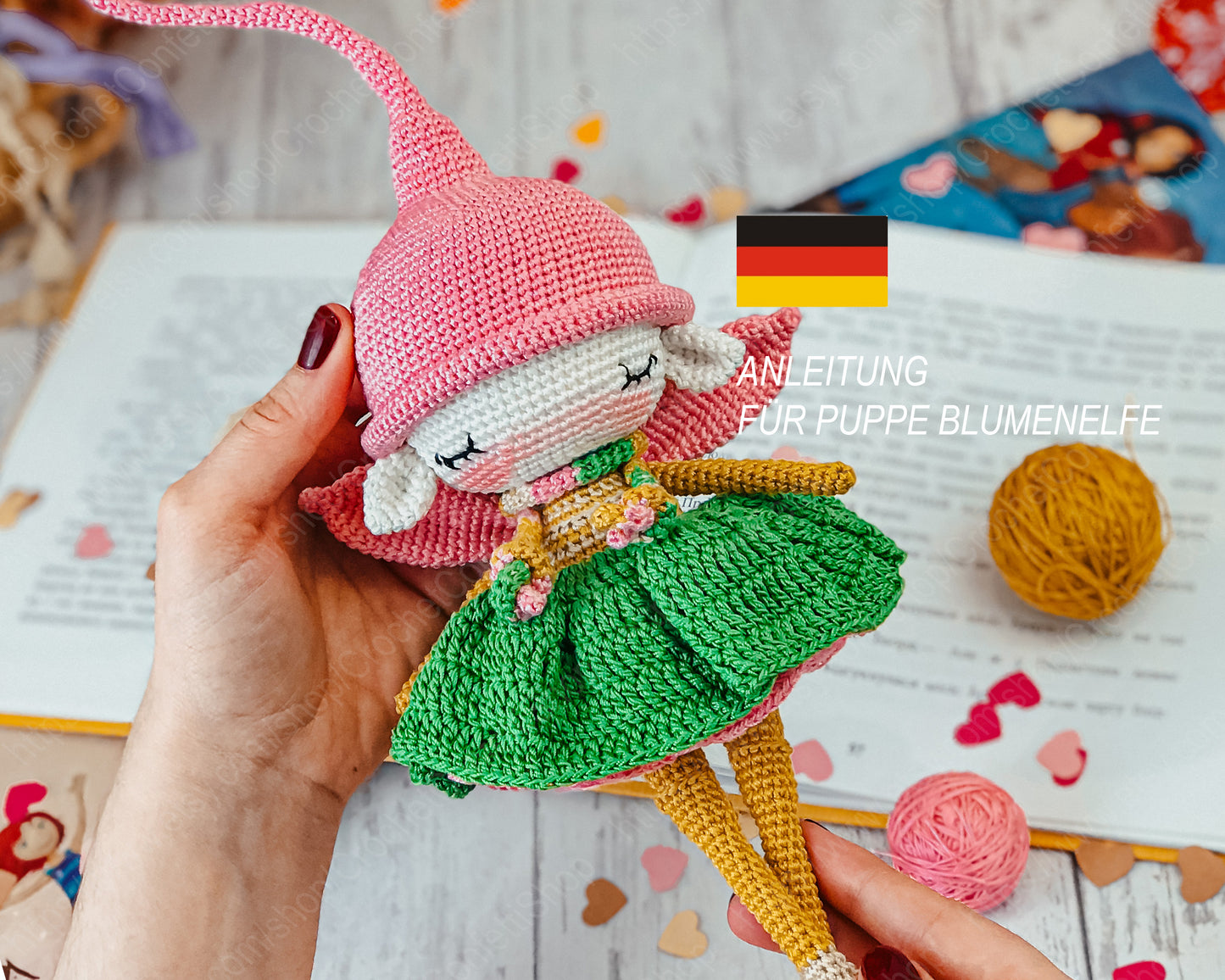 PDF ANLEITUNG FÜR PUPPE BLUMENELFE Deutsch