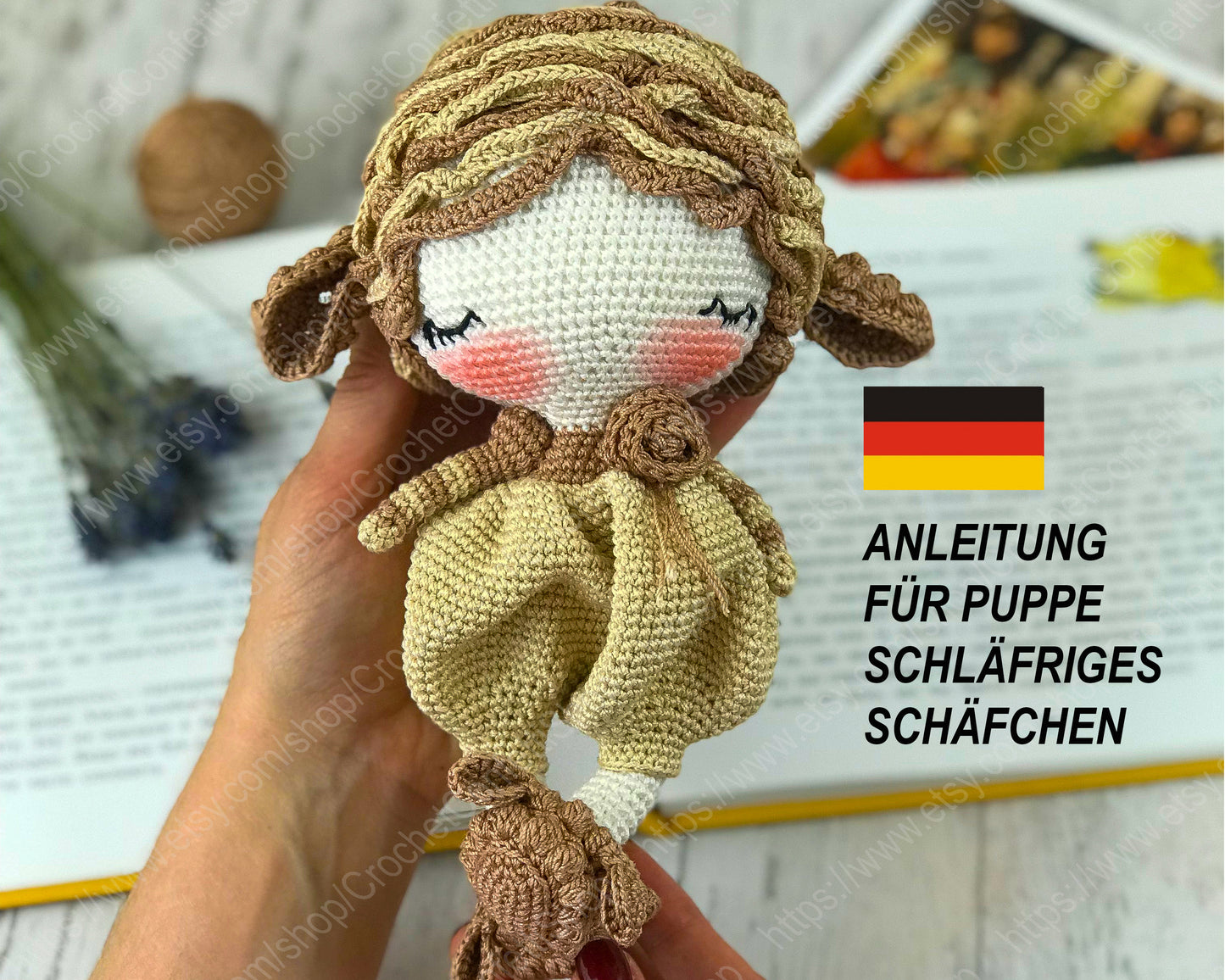 PDF ANLEITUNG FÜR PUPPE SCHLÄFRIGES SCHÄFCHEN Deutsche