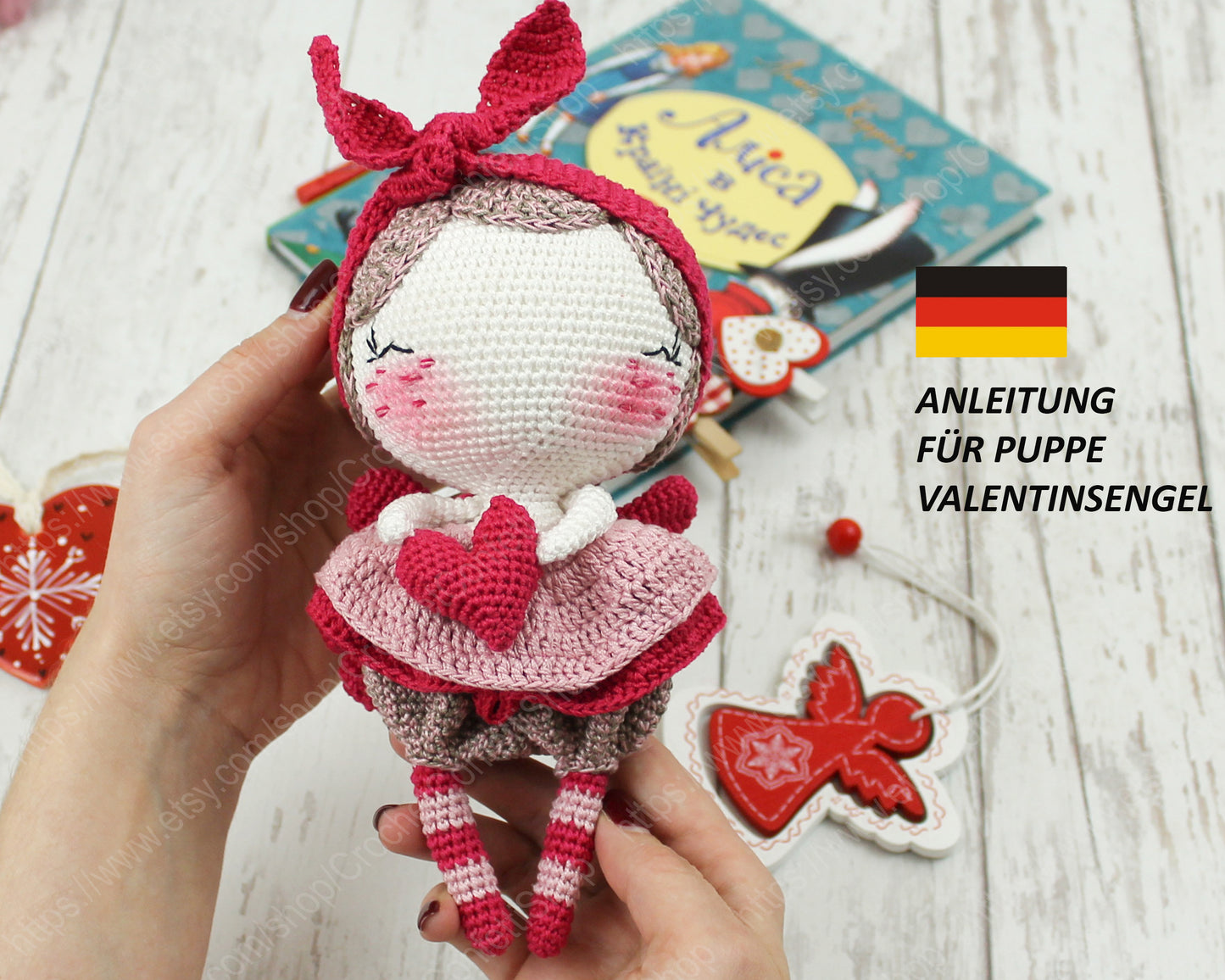 ANLEITUNG FÜR PUPPE VALENTINSENGEL