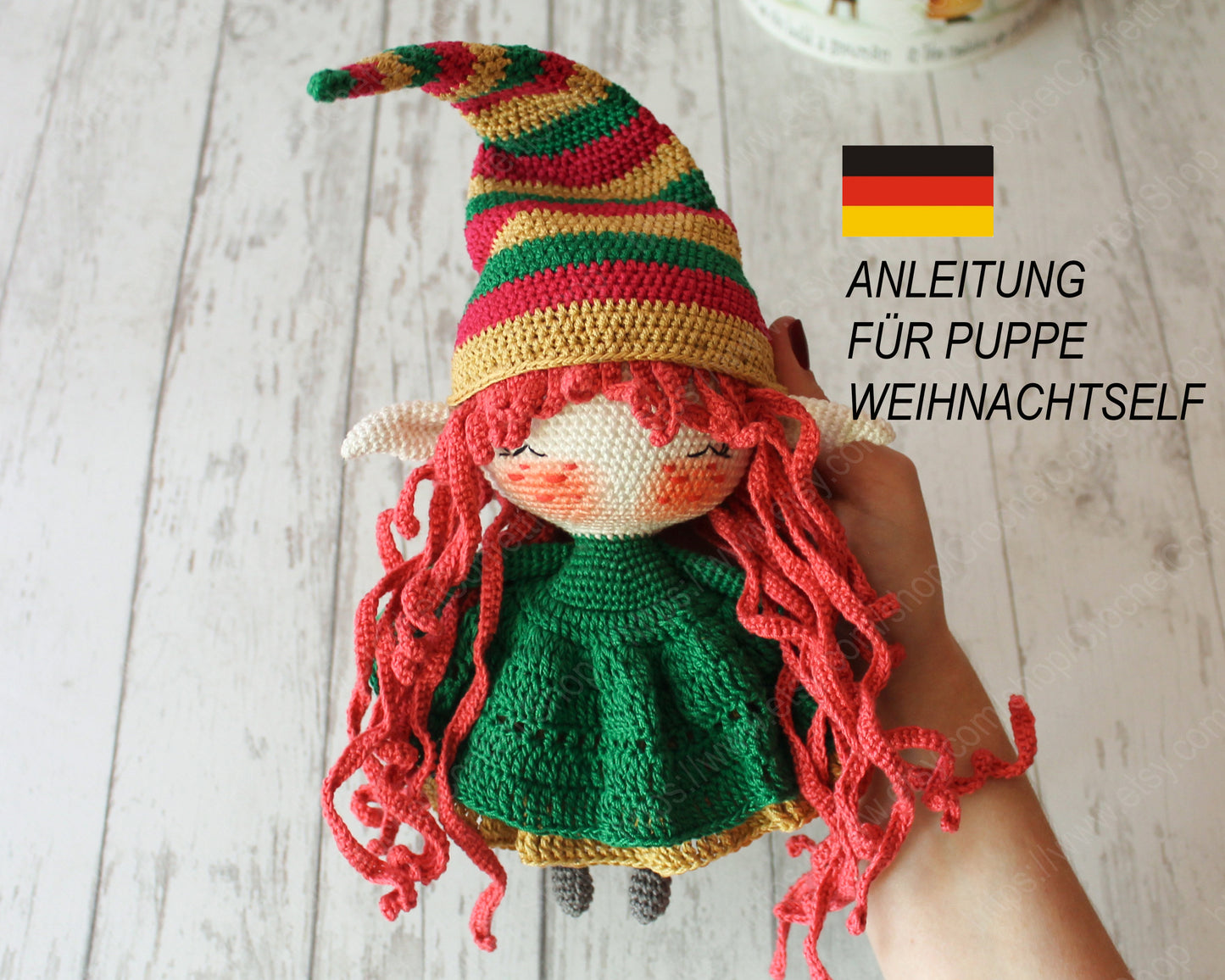 PDF ANLEITUNG FÜR PUPPE WEIHNACHTSELF Deutsche