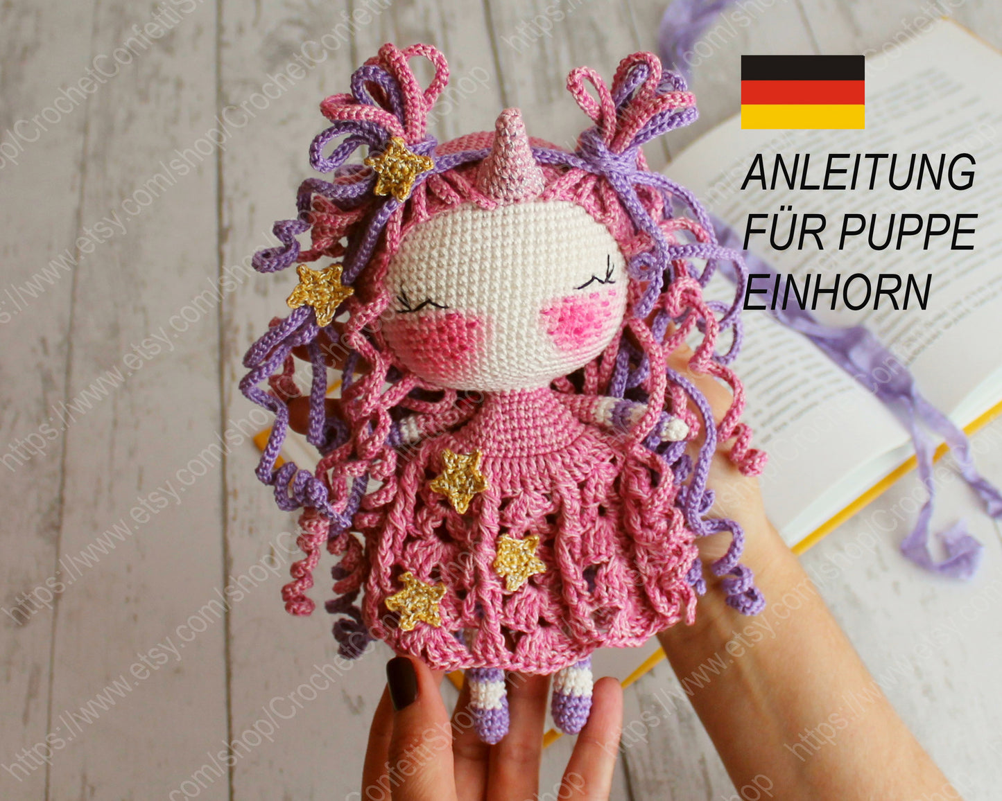 ANLEITUNG FÜR PUPPE EINHORN