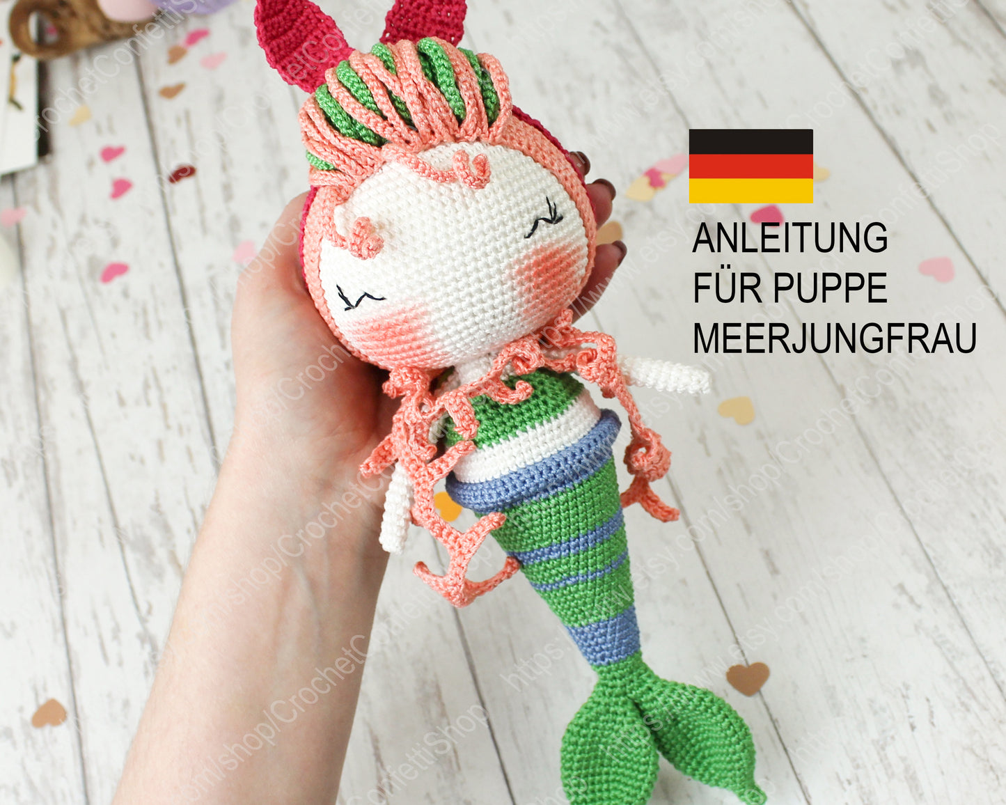 ANLEITUNG FÜR PUPPE MEERJUNGFRAU