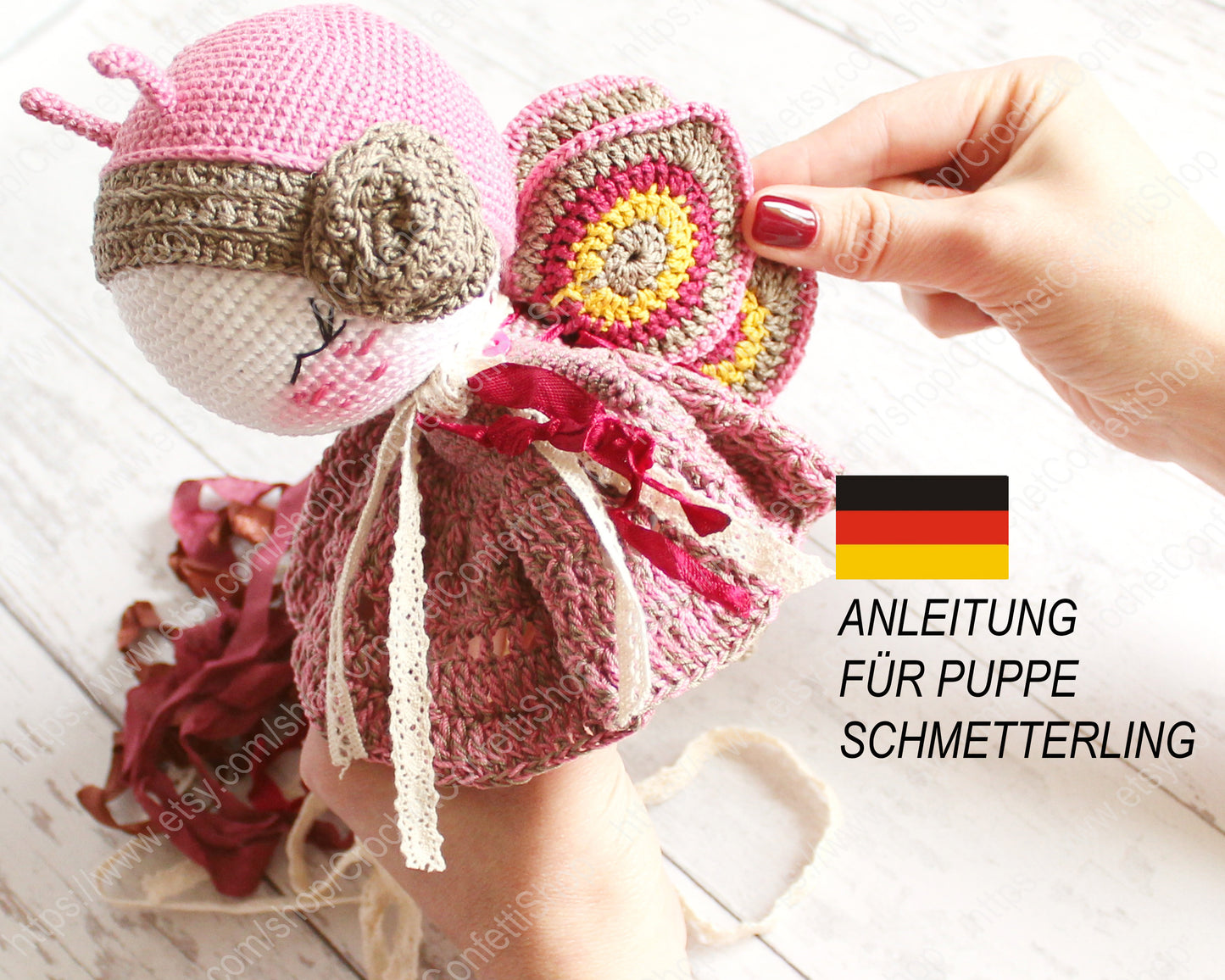 ANLEITUNG FÜR PUPPE SCHMETTERLING
