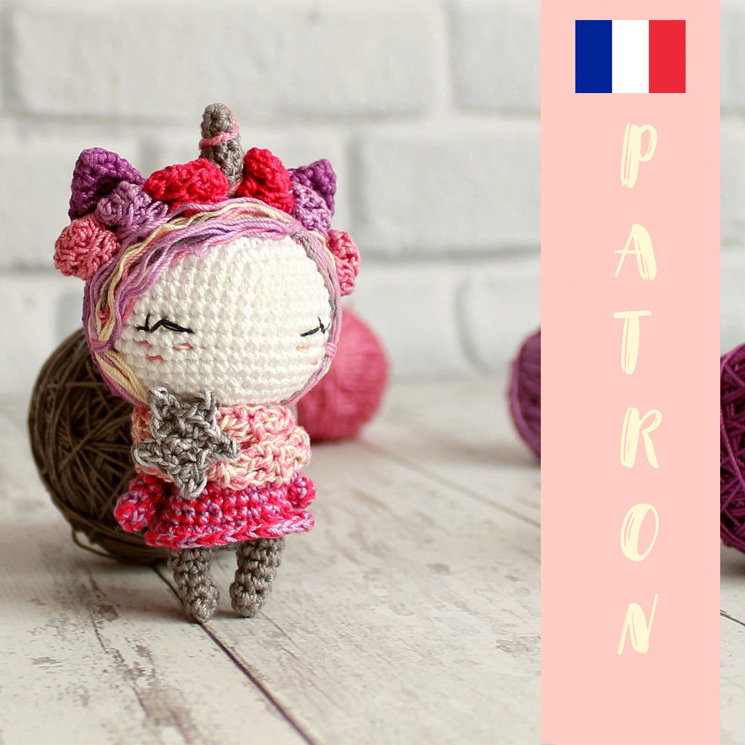 Patron Petite Poupée Licorne FRANCAIS