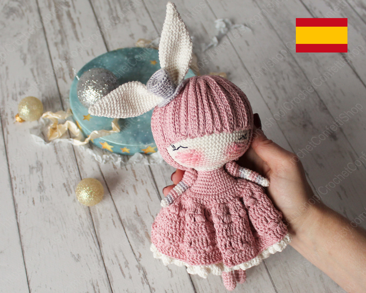 Patrón de la muñeca conejito Marshmallow