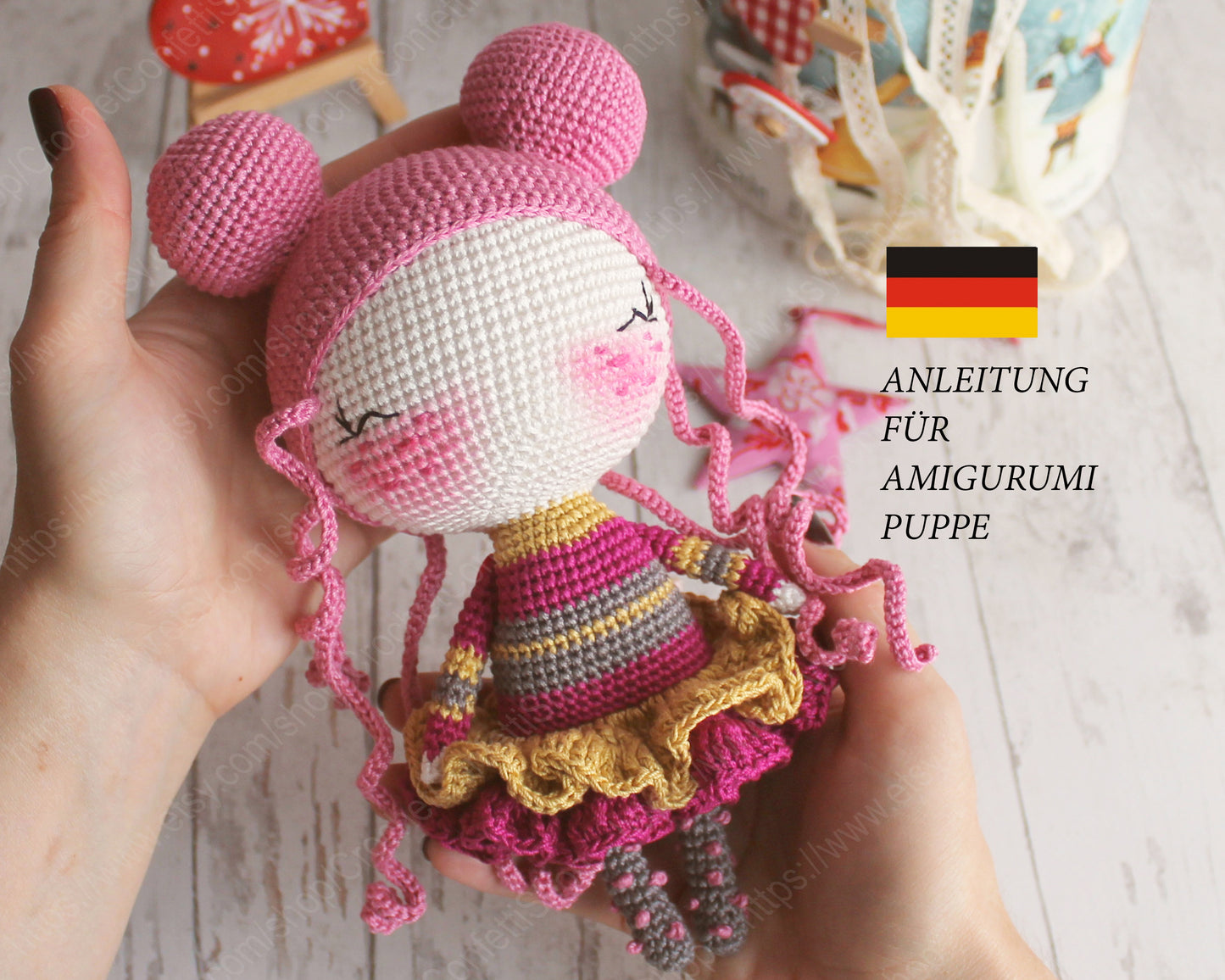 ANLEITUNG FÜR AMIGURUMI PUPPE