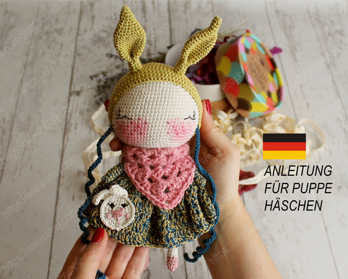 ANLEITUNG FÜR PUPPE HÄSCHEN