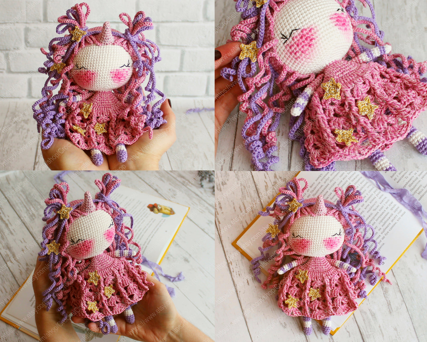 Patron Poupée Licorne