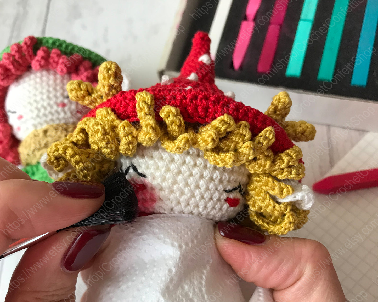 PDF Pattern Crochet Amigurumi little Christmas Elf and Forest Elf English