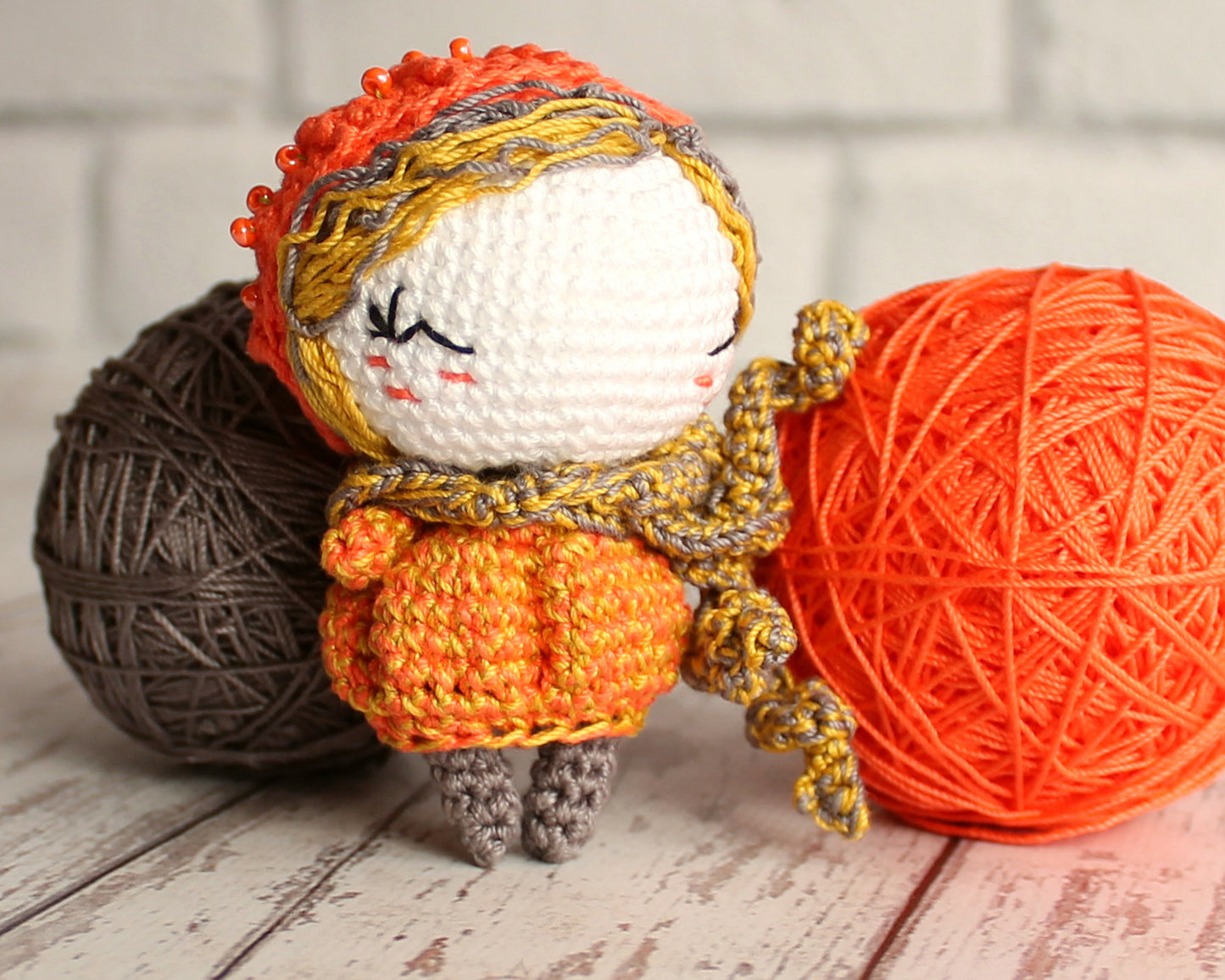 PDF Pattern Crochet Little Pumpkin, Amigurumi Doll, Best Gift Toy