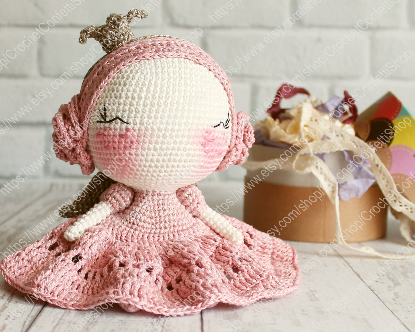 Patrón de la muñeca princesa