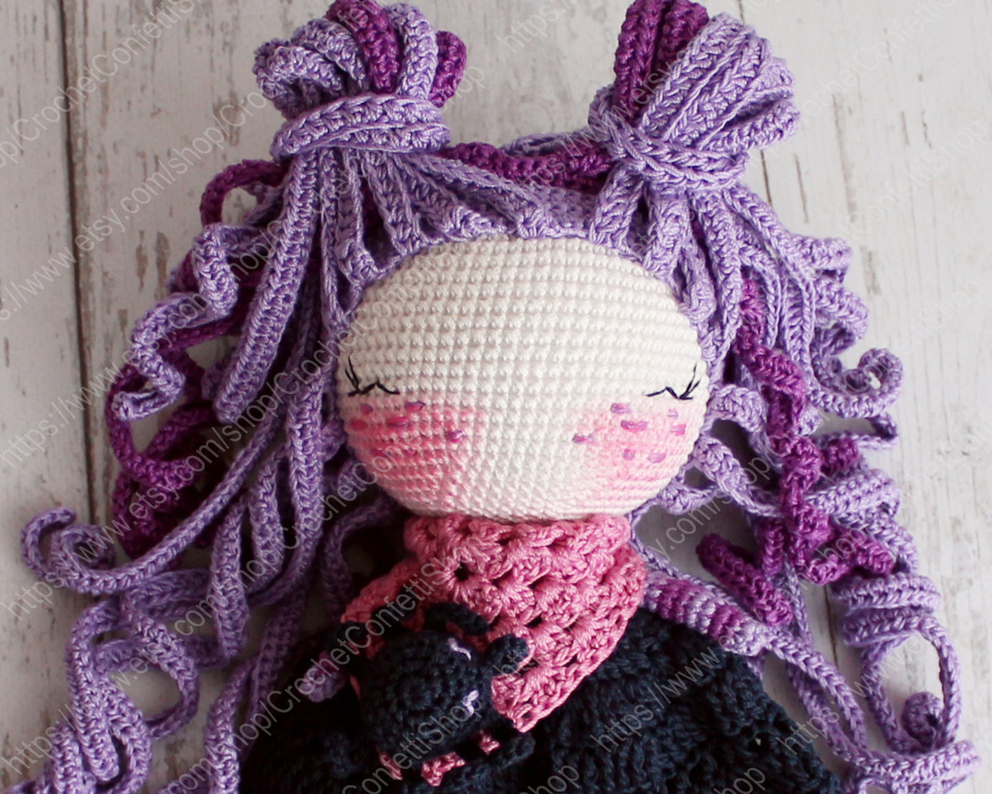 PATRON DE CROCHET AMIGURUMI POUPÉE MOUTON