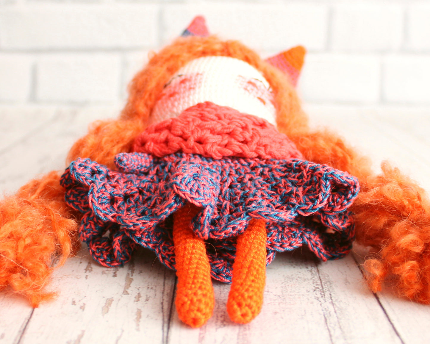 PDF PATTERN Crochet Little Bunny Doll, Crochet Amigurumi Rabbit, Crochet Dolls Pattern, DIY Doll, Little Toy 20 cm / 7.8", Crochet Gift Idea