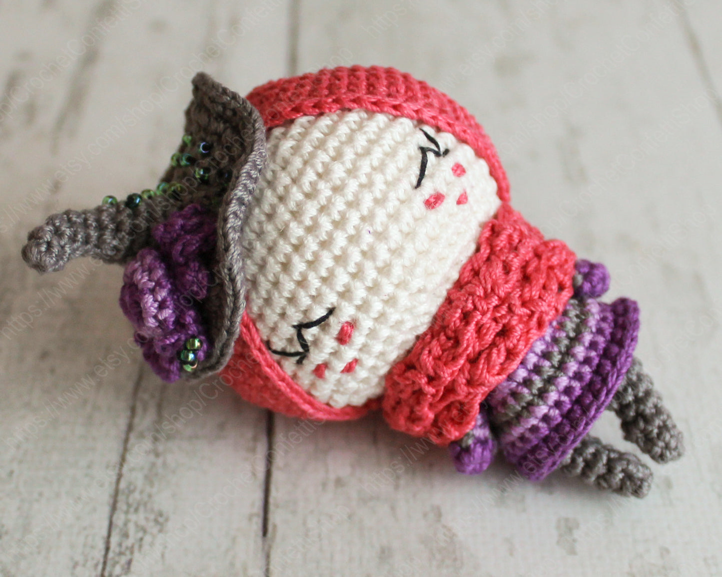 PDF Crochet Little Witch, Amigurumi Mini Doll, Small Witch Accessory, Crochet Toy, Halloween Gift, DIY, Autumn Decor Tutorial