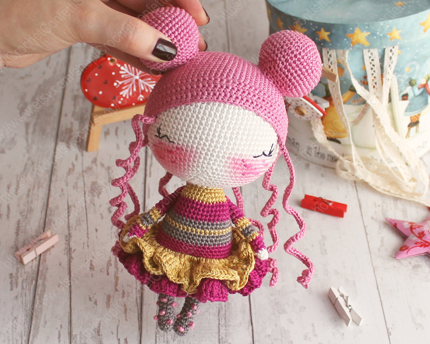 PDF SET Two Amigurumi Patterns, Amigurumi Doll, Amigurumi Little Sheep, DIY Doll, Stuffed Toy, Crochet Gift Idea
