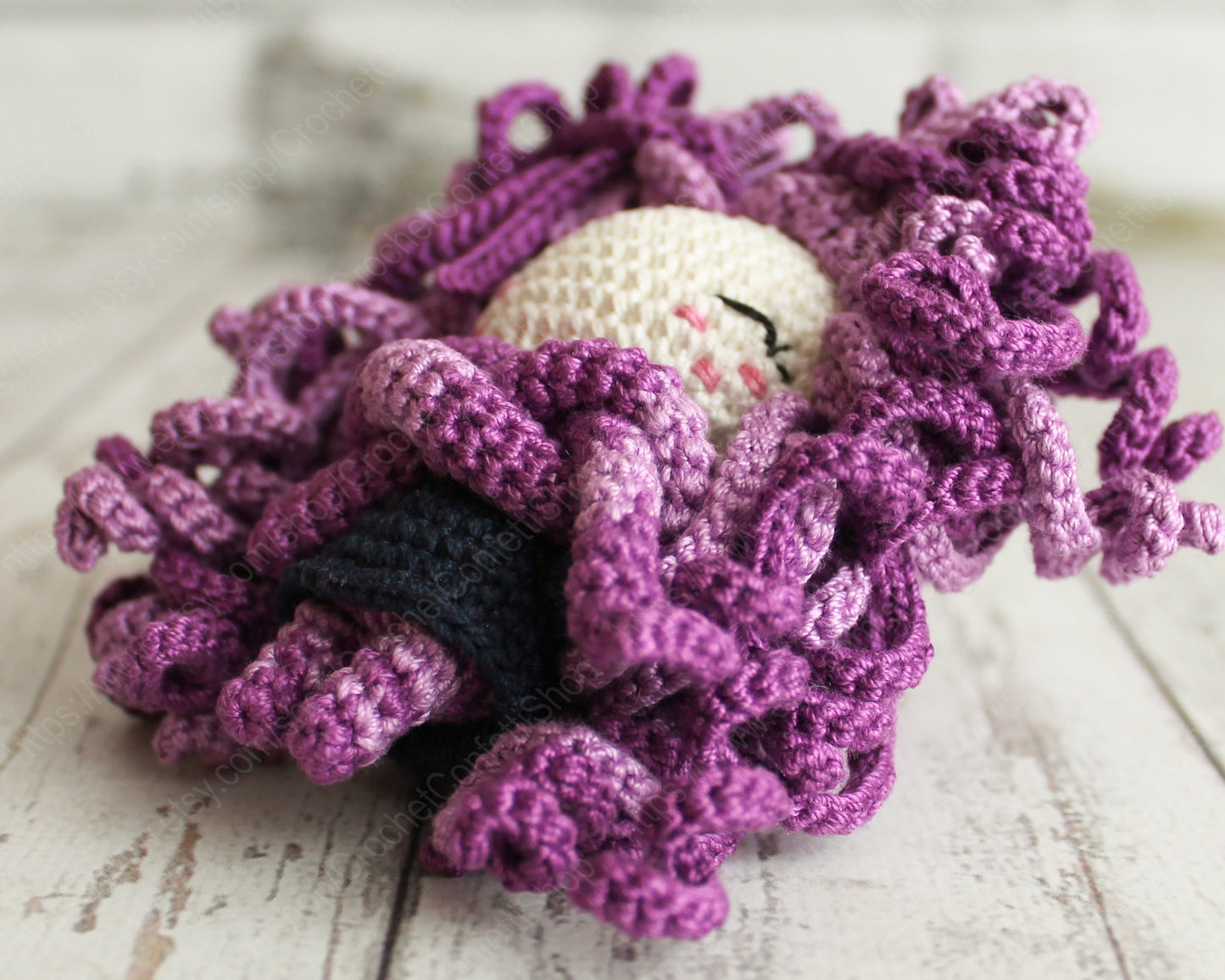 PDF Crochet Pattern Amigurumi Doll Little Witch