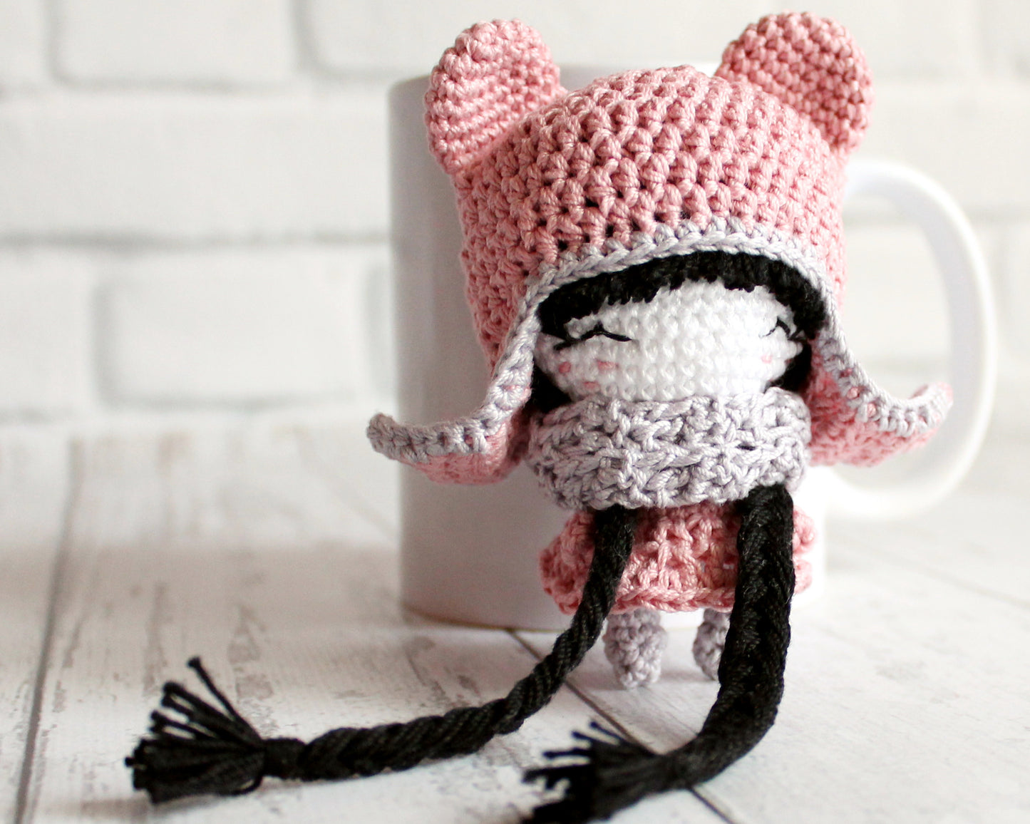 PDF SET AMIGURUMI TWO PATTERNS Doll Unicorn and Little doll Bear English