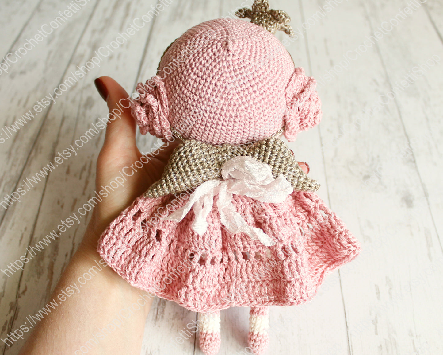 Patrón de la muñeca princesa