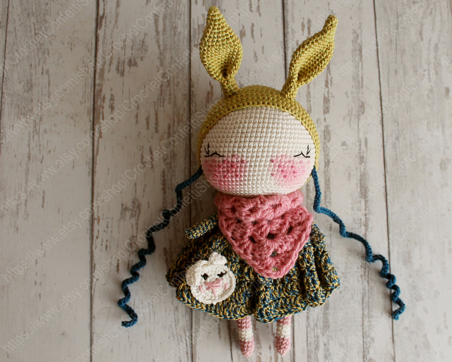 PDF SET Two Amigurumi Patterns, Amigurumi Rabbit, Amigurumi Little Red Fox, DIY Doll, Stuffed Toy, Crochet Gift Idea